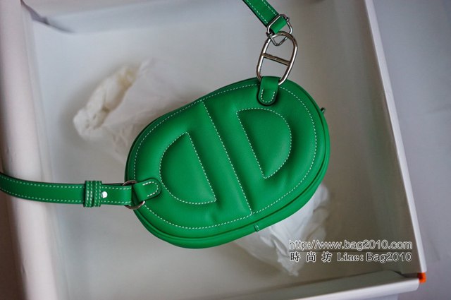 Hermes女包 Loop Banane 愛馬仕豬鼻子腰包 單肩手拿包掛件包  tdh2079